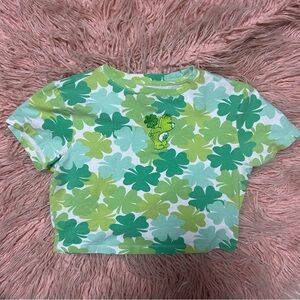 Care Bears Shamrock Green Kids Tee